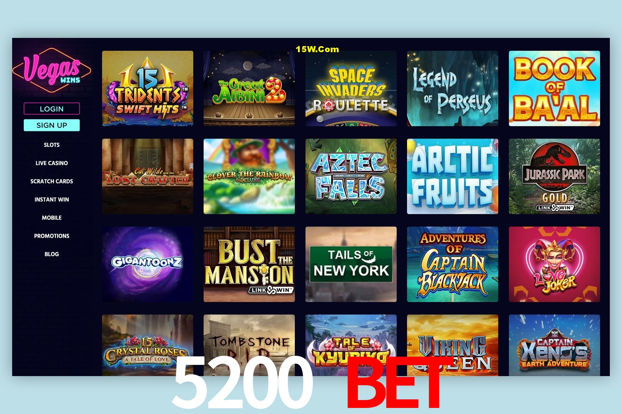Game Providers 5200 Bet